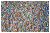 Cracks in Mid-Latitude Crater