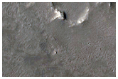 Butte and Sinuous Ridge in Utopia Planitia