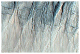 Monitor Slopes of Northern Mid-Laditude Crater