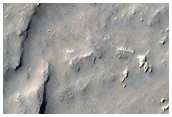 Lava Channel and Craters in Daedalia Planum