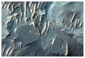 Blocky Deposit along Melas Chasma Floor
