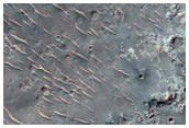 Mesa on Crater Floor