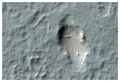 Northwest Hale Crater Ejecta