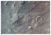 Valley Intersecting Crater in HRSC Image H5263_0000_Nd3