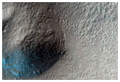 Active Gully in Penticton Crater
