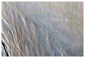 Gullies on Central Uplift of Lyot Crater