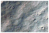 Central Peak of Impact Crater