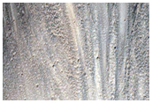 Slope and Fan Feature in Tithonium Chasma