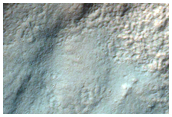 Possible Hydrate-Rich Terrain in Tyrrhena Region Crater Wall