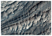 Survey Layering and Faulting in Layered Deposits in Melas Chasma