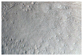 Mid-Latitude Crater with Steep Slopes