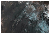 Possible Gullies on Crater Central Peak