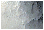 Crater with Central Uplift in Amazonis Planitia