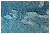 Change Detection on North Polar Scarp