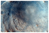 Degraded Crater in Utopia Planitia