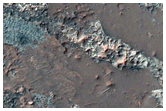 Massive Bedrock Exposure on Floor of North Eos Chasma