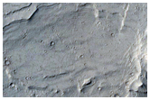 Sinuous Ridge on Crater Wall in Aeolis Region