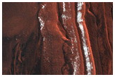 Change Detection on North Polar Scarp