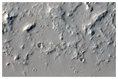 Small Volcanoes East of Pavonis Mons
