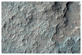 Rocky Layered Terrain Northwest of Hellas Region