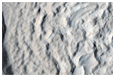 Features on Crater Floor Near Flammarion Crater
