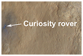 Curiosity (MSL) sechs Tage nach der Landung 