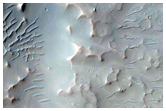 Fading Rayed Crater in Daedalia Planum
