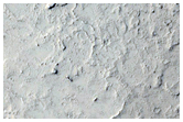 Lava Vent in Impact Crater in Elysium Planitia
