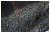 Gully with Bright Deposit
