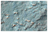 Impact Crater with Bedrock and Clays
