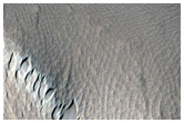 Localized Chaotic Terrain within Minio Vallis
