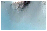 Impact Crater with Central Structure Near Tyrrhena Terra
