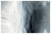Crater and Adjacent Marte Vallis Flows
