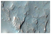 Filled Crater in Terra Sirenum Southwest of Pickering Crater
