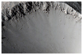 Crater Ejecta Near Moreux Crater
