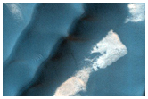 Surface Texture of Dune Field in Olympia Undae
