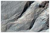 Gullied Crater Wall in Noachis Terra
