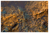 Luki Crater on Uzboi Vallis
