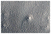 Oval Crater with Unusual Interior

