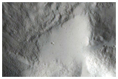 Crater on Hecates Tholus
