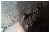 Slopes of Central Peak of Arandas Crater
