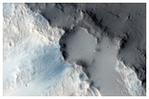 South-Facing Slope of Impact Crater
