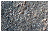 Crater South of Icaria Planum
