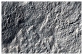 Gullies and Flow Features along Crater Wall in Eastern Hellas Region
