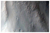 Crater on Floor of Dejnev Crater

