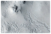 Flow Boundary in Elysium Planitia
