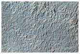 Possible Small Valleys on Floor of Crater Near Hellas Region
