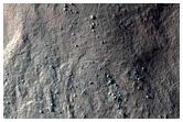 Gully with Bright Deposit
