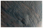 Bedrock Exposures in Valles Marineris
