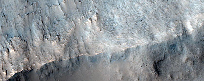 Impact Crater and Channel
